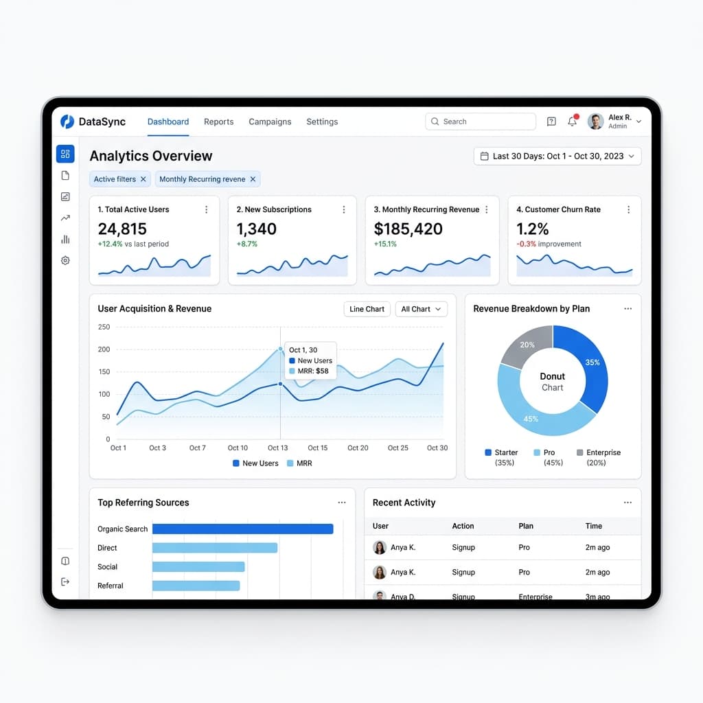 Distributed Systems Admin Console
